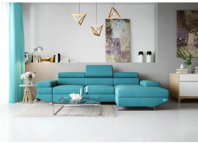 Canapé d'angle design en forme de L