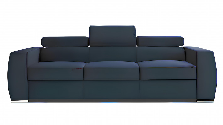 Canapé 3+2 avec fonction lit dans un design moderne en tissu