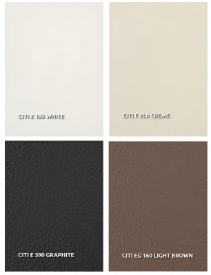 Canapé en cuir pour trois personnes avec fonction lit, design moderne en cuir 100% italien