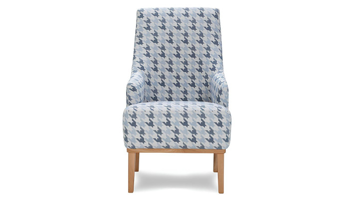 Fauteuil designer en tissu Relex et cuir pour une personne dans la salle de télévision