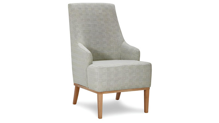 Fauteuil designer en tissu Relex et cuir pour une personne dans la salle de télévision