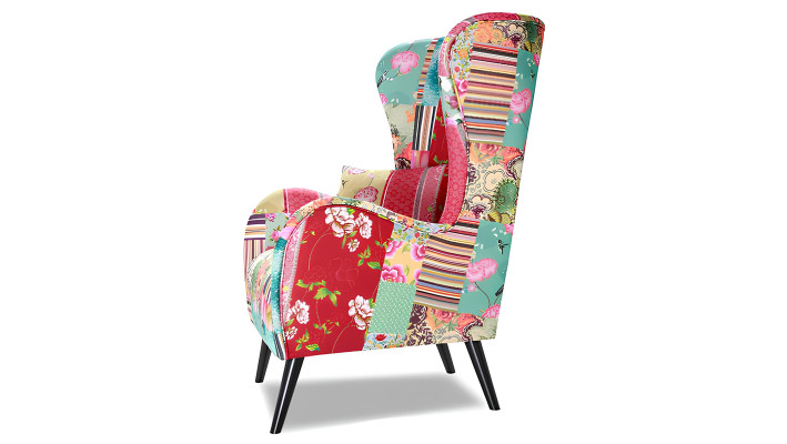 Fauteuil de salon Relex-malliston en tissu cuir