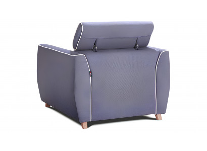 Fauteuil de designer en tissu pour salon TV