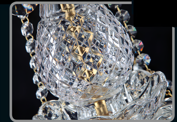 Chandelier classique en cristal