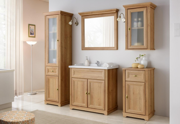 Ensemble de meubles de salle de bain rustique 5 pièces