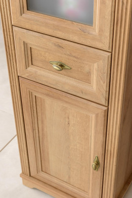 Étagère murale en bois massif pour la cuisine et la salle de bain