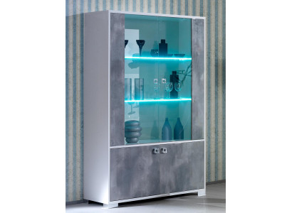 Armoire en verre LED