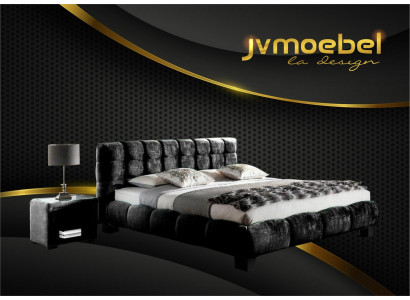 Ensemble de meubles de chambre à coucher moderne de luxe avec 2 tables de nuit