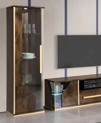 Buffet TV rtv Lowboard Armario Mesa de Salon en Bois Design Luxe