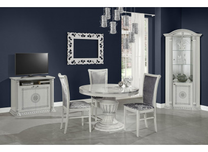 Ensemble de luxe de 3 pièces table à manger vitrine commode tables commode