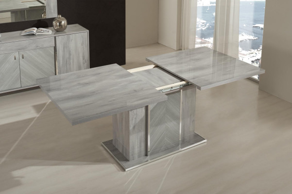 Table à manger de luxe Table extensible en bois Design moderne pour salle à manger Italie