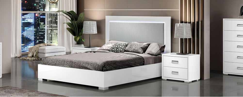 Ensemble de tables de nuit modernes en bois pour chambre