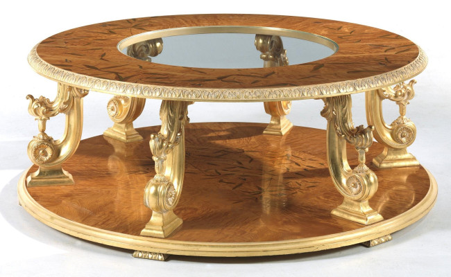 Table basse en bois massif