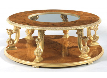 Table basse en bois massif