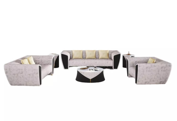 Ensemble de canapés modernes 3+2+1 places Fauteuils de luxe Fauteuil Canapé Salle de séjour Meubles