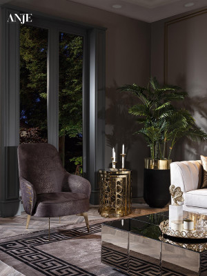 Canapé moderne trois places et fauteuil