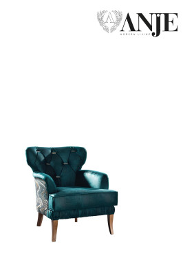 Canapé et fauteuil luxueux pour une pièce confortable en matériau moderne