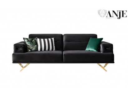 Jeu de canapés de luxe pour salon avec canapé trois places, table basse et fauteuil 6 pièces