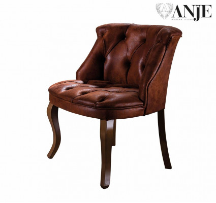 Fauteuil en cuir marron fauteuil cocktail fauteuil design meubles de luxe pour salon