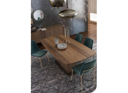 Ensemble de salle à manger moderne en meubles de luxe table chaises buffet