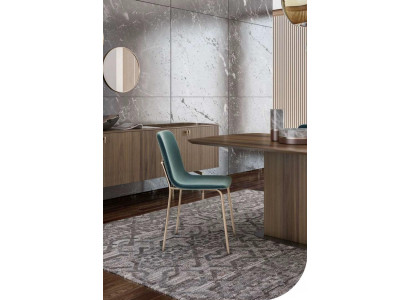 Chaise de salle à manger moderne de luxe, meubles de style moderne, travail du bois de qualité