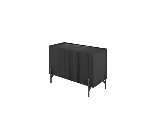 Mobilier de bureau de design, table, armoire, meuble de bureau noir