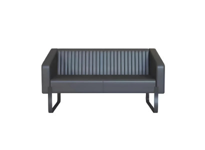 Canapé designer 3 places Tissu Bois Gris