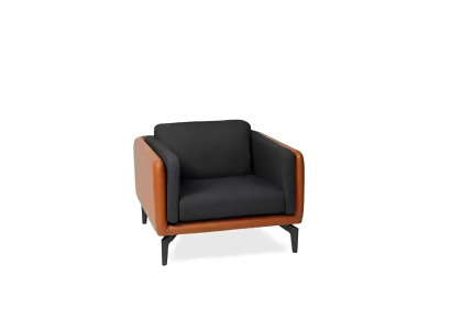 Chaise de bureau rembourrée au style contemporain