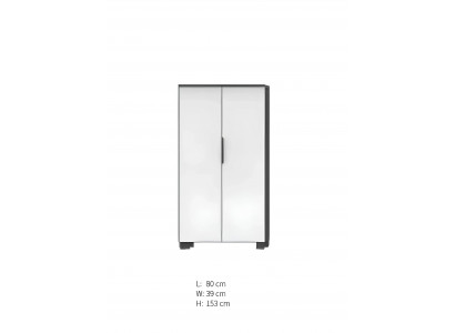 Armoire de bureau moderne blanche