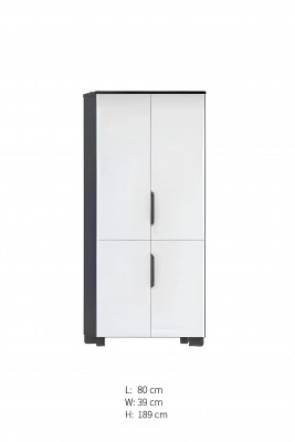 Mobilier de bureau moderne noir et blanc