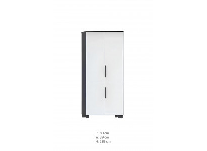 Mobilier de bureau moderne noir et blanc