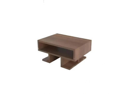 Table basse moderne avec étagères mobiles pour bureau