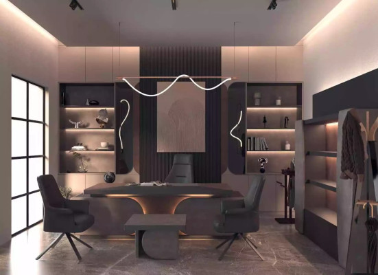 Étagère de bureau mobile moderne