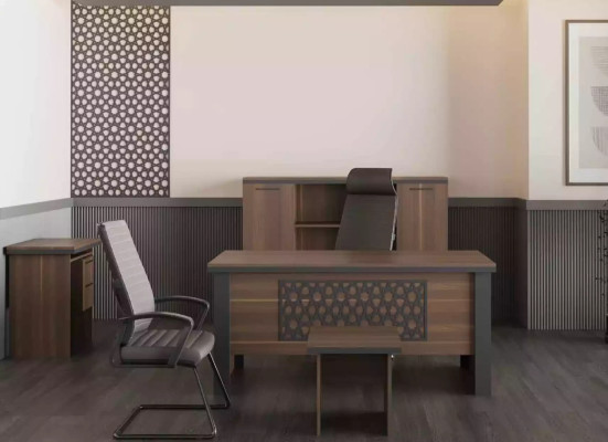 Commode moderne en bois avec tiroirs mobiles pour bureau