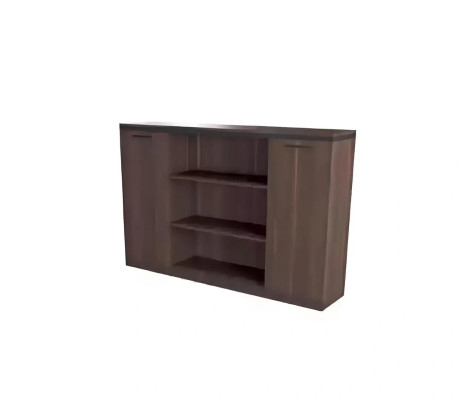 Nouvelle étagère de bureau brune