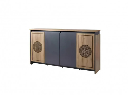 Mobilier de bureau en bois massif tables armoires étagères marron