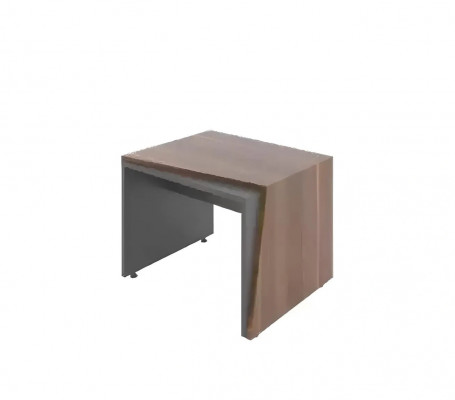 Ensemble de meubles de bureau mobile marron