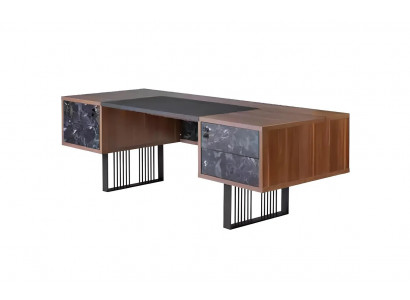 Ensemble de meubles de bureau moderne table armoire basse