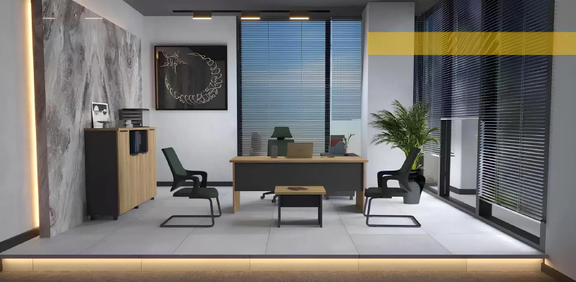 Table d'angle moderne pour bureau