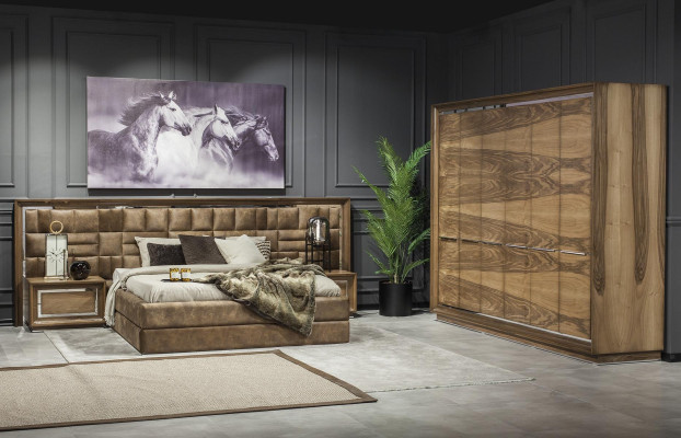 Table de nuit luxueuse pour chambre moderne
