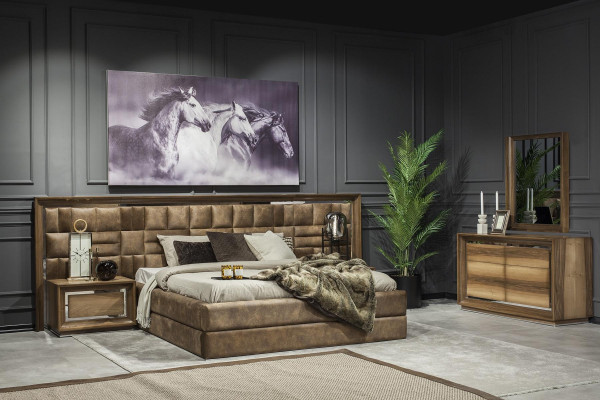 Table de nuit luxueuse pour chambre moderne