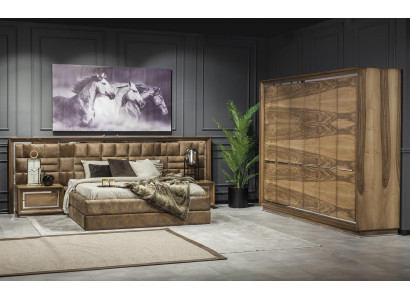 Armoire de luxe, 277 cm, 6 portes et grand espace de rangement