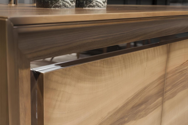 Ensemble de meubles de salle à manger 9 pièces, comprenant une table, des chaises, une commode et un miroir