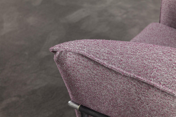 Fauteuil de luxe pour se détendre dans le salon, fauteuils de club, meubles, canapé violet