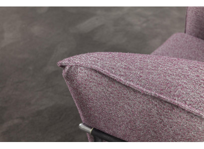 Fauteuil de luxe pour se détendre dans le salon, fauteuils de club, meubles, canapé violet