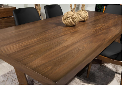 Ensemble de salle à manger 9 pièces avec table, chaises et meubles