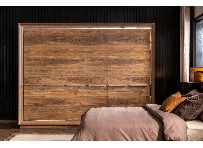 Armoire à 6 portes pour chambre à coucher