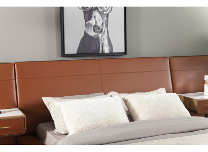 Lit d'hôtel Lusso Marrone dans un style moderne, luxueux et confortable