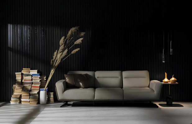 Ensemble de canapé 4+1 avec table basse, 3 pièces. Meuble rembourré