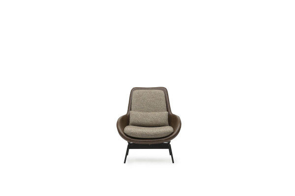 Fauteuil lounge marron